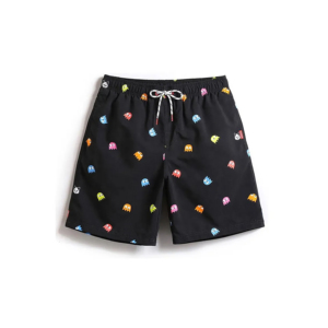 กางเกงขาสั้นโพลีเอสเตอร์สำหรับผู้ชายกางเกงไฮสตรีทแบบตาข่ายระบายอากาศพิมพ์โลโก้ด้วยการระเหิดแบบยืดหยุ่นที่ปิดเอว - Product Image 4