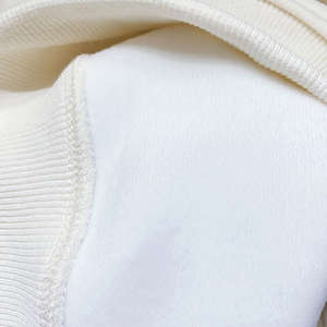 Sweat-shirt à capuche court personnalisé pour femmes, imprimé bouffant brodé, délavé à l'acide, pour l'automne et l'hiver - Product Image 2