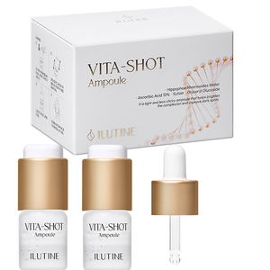 Ampoule éclaircissante et blanchissante, vitamine C stabilisée, acide hyaluronique pour la peau terne, récupération de l'éclat, absorption rapide, douce, quotidienne - Product Image 1