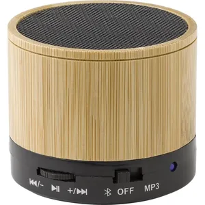 Altoparlante Wireless in Bambù Ecologico Rosalinda, Regali Promozionali e Aziendali - Product Image 1