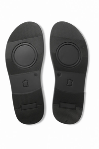 Sandales à enfiler en cuir pour hommes, avec semelle en caoutchouc antidérapante, confortables et douces, pour l'intérieur et l'extérieur - Product Image 6