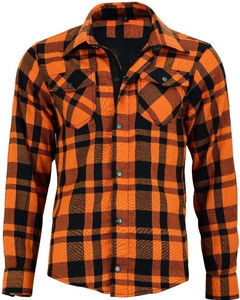 Meilleures chemises en flanelle pour hommes Poches zippées Conception à carreaux à la mode pour l'hiver Été Moto Protection Plus Size Respirant - Product Image 6