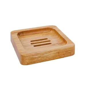 Hochwertige quadratische Akazien holz Bad zubehör Bades eife für Dusche Küche Bad Tablett Bestseller Produkt