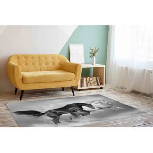 Alfombra Personalizada con Estampado - Boda, Oficina, Regalo, Caballos Corriendo, Amante de los Caballos, Alfombra Delgada No Tejida - Product Image 5