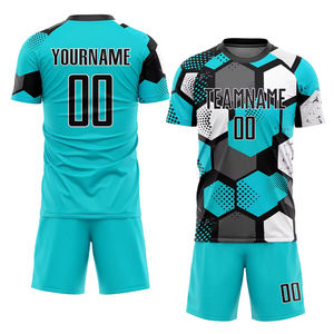 2025 nueva venta al por mayor ropa deportiva personalizada camiseta de fútbol Retro camiseta de fútbol 100% poliéster transpirable camiseta de fútbol para hombres y mujeres - Product Image 5