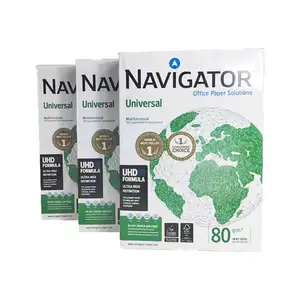 Kademeli odun hamuru Navigator kağıt beyaz A4 boyutu 500 yaprak/Navigator satılık bir 80 gsm a4 kağıt