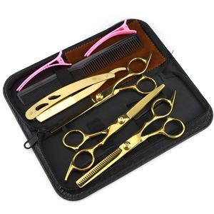 Kit de pelo para el hogar de 6,0 pulgadas, popular nuevo diseño de moda, tijeras de peluquero de belleza, tijeras planas, tijeras para el pelo de dientes - Product Image 1