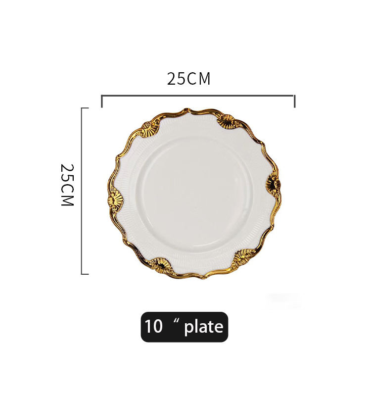 จานกลมขนาด 10 นิ้ว