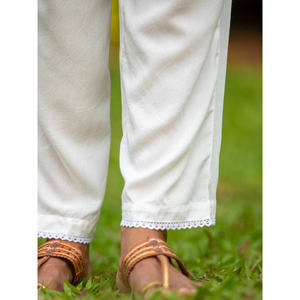 Women's Breathable <b>Chiffon</b> Straight Leg Sweatpants with Elastic Waist - Product Image 3