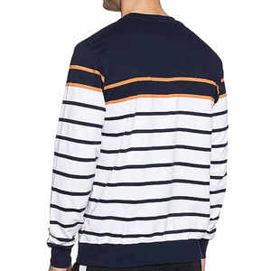 Manches longues léger 100% coton élégant hiver sweats décontracté entraînement pull brodé pour hommes - Product Image 3