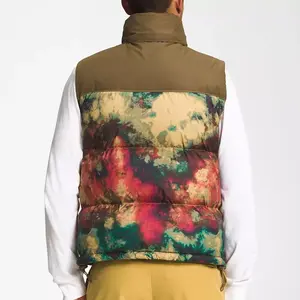 Nouveau design, mode hiver, logo personnalisé, chauffe-corps bouffant et respirant, gilet à col montant pour hommes, vestes bouffantes sans manches - Product Image 3