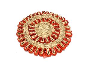 Modern Jute Non-Slip Placemat Elegant Durable <b>Table</b> <b>Mats</b> for Dining Kitchen Wedding & Family Party Gathering Placemat Design - Product Image 2