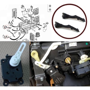 Palanca de control Footwell Flap para compatible con Mercedes C W203 CL203 S203 CLC W209 CLK G W463 OEM A2038300033 - Product Image 2
