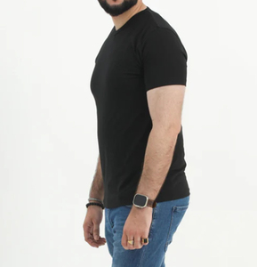 men's <b>black</b> <b>T</b>-<b>Shirts</b> 100% Cotton Custom Printing Solid Jersey 180g Men's O-Neck Short Sleeve Quick Dry men's <b>t</b> <b>shirts</b> - Product Image 2