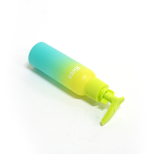 Bouteille en plastique PET à épaule ronde Top Export avec pince pompe à lotion couleur dégradée shampooing Gel de bain bouteille désinfectante pour les mains - Product Image 6