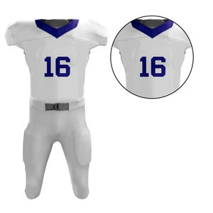 Maillot de football américain pour hommes de superbe qualité, uni, nouveau design, manches courtes, respirant, haut de grande taille, excellent ensemble d'uniformes de travail - Product Image 5