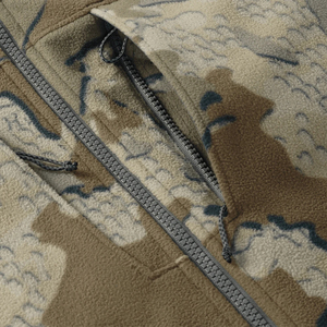 Veste de chasse camouflage pour homme avec fermeture éclair, imperméable, coupe-vent, respirante, doublée de polaire, pour la randonnée en plein air, la pêche en hiver - Product Image 5