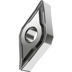 Inserto de Torneado Indexable ISO DNMG 150604E-NFHF7, Color Plateado, Diámetro del Orificio 5.16mm, para Herramienta de Torneado - Paquete de 10 - Product Image 1