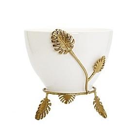 Bol à fruits plaqué argent pour la maison et la cuisine, Design de feuille de forme, bol de décoration de Table pour l'hôtel à faible coût, offre spéciale - Product Image 4