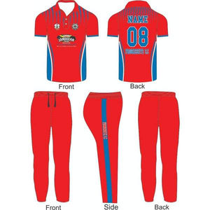 Neue maßge schneiderte Sublimation Cricket Uniform Kit T-Shirt und Hose Custom Cricket Match Wear Grillen Uniformen - Product Image 6