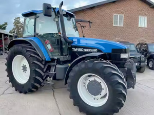 Tractor agrícola bastante usado de la marca New Holland TT75, tractor de ruedas TT75 140HP de bajo consumo de combustible - Product Image 5