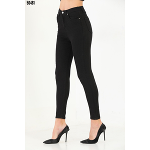 Jeans Lycra taille haute Legendary, couleur anthracite, 92 cm, 38180 - Noir - Product Image 2