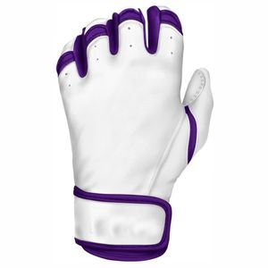 Gants de frappeur de baseball en cuir véritable Adultes Professionnels Hommes Femmes Softball Custom Made Hook Loop/Snap Closure Quick-Dry - Product Image 2