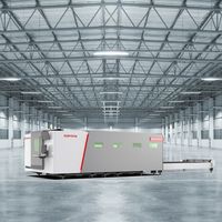 Nouvelle machine de découpe de tôles en acier GS-CE PRO Series, numérique, automatique, CNC, laser à fibre, refroidissement par eau, contrôle Cypcut