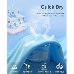 Chemise de bain UPF, protection anti-UV, tissu extensible léger pour la sécurité solaire lors du surf, de la plongée et des jeux de plage - Product Image 3