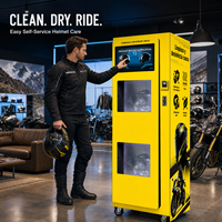 Distributeur automatique de désinfection et de nettoyage de casques de moto Ouruoxi Double Dual Football