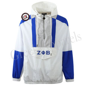 Zeta Phi Beta Impresión personalizada Ligero a prueba de viento Hermandad y fraternidad Chaqueta cortavientos deportiva para mujer - Product Image 1