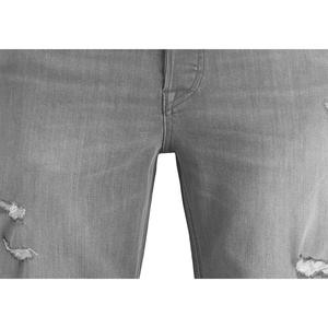 กางเกงยีนส์ขาสั้นผู้ชาย Jack Jones รุ่นวินเทจ Jjirick ของแท้ สีไลท์วอช ไซส์ S ปักลาย แต่งดีเทลขาดๆ ระบายอากาศได้ดี ทรงคาร์โก้ - Product Image 3