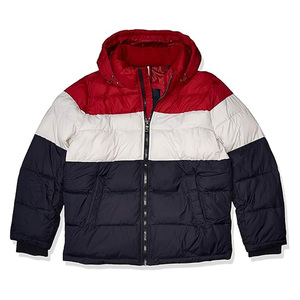 2025 High Quality <b>Men's</b> <b>Puffer</b> <b>Jacket</b> Full Zipper Plus Size Customizable Winter Leather Fabric OEM Customizable Hot Selling - Product Image 5