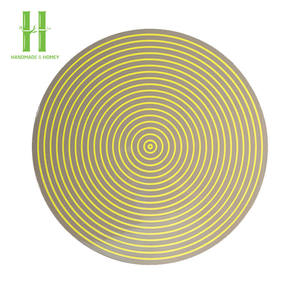 แผ่นรองจานทรงกลมแบบเคลือบเงา ขอบหยัก ผลิตจากโรงงานในเวียดนาม ราคาดี ขายดี - Product Image 3