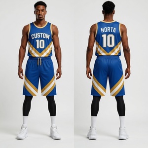Uniformes de baloncesto sublimados premium con estampado completo, transpirables, que absorben la humedad, reversibles, para equipos juveniles y adultos. - Product Image 4