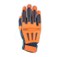 Gants de travail résistants aux chocs avec paume gants Anti-vibrations gants de Protection en cuir de haute qualité
