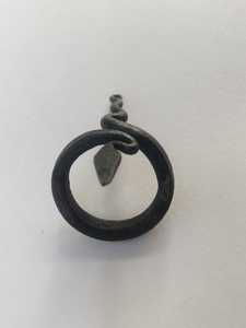 Fabricant indien de bijoux artisanaux bague de doigt de serpent bagues oxydées antiques pour la fête de cérémonie de fiançailles - Product Image 6