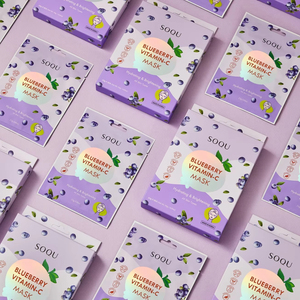 Masque vitaminé (5/BOÎTE) SOQU MASQUE HYDRATANT ET ÉCLAIRCISSANT À LA VITAMINE C ET À LA MYRTE _K beauty - Product Image 4