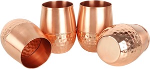 Verre à boire en métal texturé martelé Offre Spéciale à bas prix d'Inde - Product Image 6