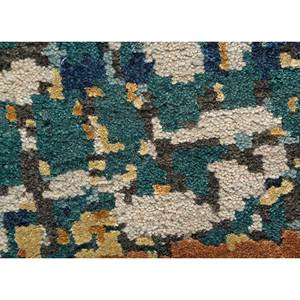 Uvenuti Abstract Pattern Beige & <b>Brown</b> Hand Knotted <b>Wool</b> & Bamboo Silk Rug for Home LRB-1584 - Product Image 3