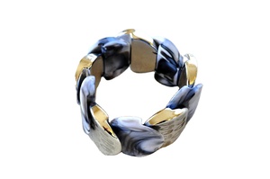 Pulsera de Resina Ovalada con Piedra Natural Turquesa de Primera Calidad, Estilo Bohemio Hecho a Mano, Joyería Unisex para Mujer, Ideal para Bodas - Product Image 4