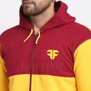 ชุดวอร์มเข้ารูปสำหรับผู้ชายผ้าคอตตอนโพลีเอสเตอร์มีฮู้ดขนาดพิเศษสำหรับฤดูหนาว - Product Image 6