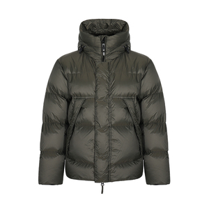 Men Thick Puffer <b>Jacket</b> Plus Size Zipper Woven <b>Waterproof</b> Windproof Packable Quilted Snow Resistant Streetwear <b>Winter</b> Apparel - Product Image 3