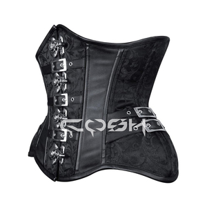Corset gothique steampunk avec boucle en cuir, ceinture de taille steampunk pour cosplay - Product Image 1