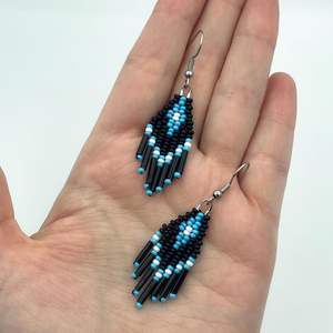 Pendientes llamativos con cuentas de semillas de cristal al por mayor - Product Image 4