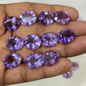 พลอยอะมีทิสต์สีม่วงธรรมชาติจากแอฟริกา หินเจียระไนแท้ เกรด AAA รูปทรงอิสระ หินหลวม ขนาดผสม ขัดเงา/เคลือบน้ำมัน - Product Image 3