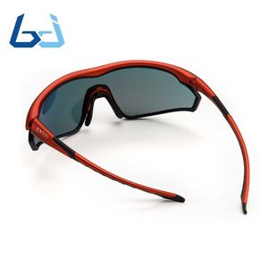 Borjye J131D Lunettes de soleil bi-injectées sans monture à lentille noire pour le sport - Product Image 5
