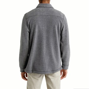 <b>Corduroy</b> Long Sleeve <b>Shirt</b> for <b>Men</b> Minimalist Style Solid Color Tops Male Loose Casual Oversized <b>Shirt</b> Jacket - Product Image 6