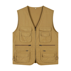 Haute qualité été sécurité respirant vêtements de travail gilet réfléchissant toile Construction vêtements de travail fait coton Polyester usine - Product Image 1