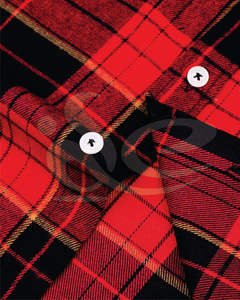 Chemise classique d'automne à carreaux en flanelle pour homme, boutonnée, coupe régulière, manches longues, douce, élégante et confortable, pour une tenue décontractée au quotidien - Product Image 2